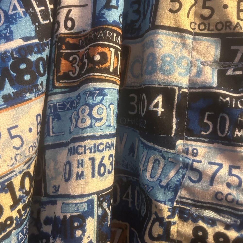 Unique License Plate Patchwork Jacket - image 2